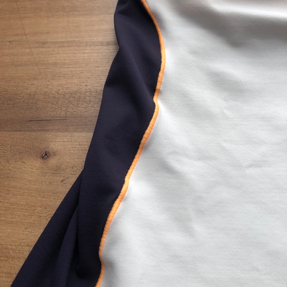 Lululemon Spin It To Win It Tank Navy White Orange - Picture 3 of 10